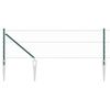 vidaXL Fence Post Green 100 x 0.8 m (50 mm mesh) Steel and PVC