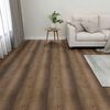 vidaXL Flooring Planks 55 pcs Brown 5.11 m&sup2; PVC