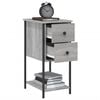 vidaXL Bedside Cabinet Grey Sonoma 32x42x70 cm Engineered Wood