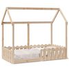 vidaXL Kids' House Bed Frame without Mattress 80x160 cm Solid Wood Pine