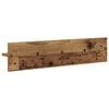 vidaXL Wall-Mounted Coat Rack Wall-mounted Old Wood 80 x 10.5 x 18 cm