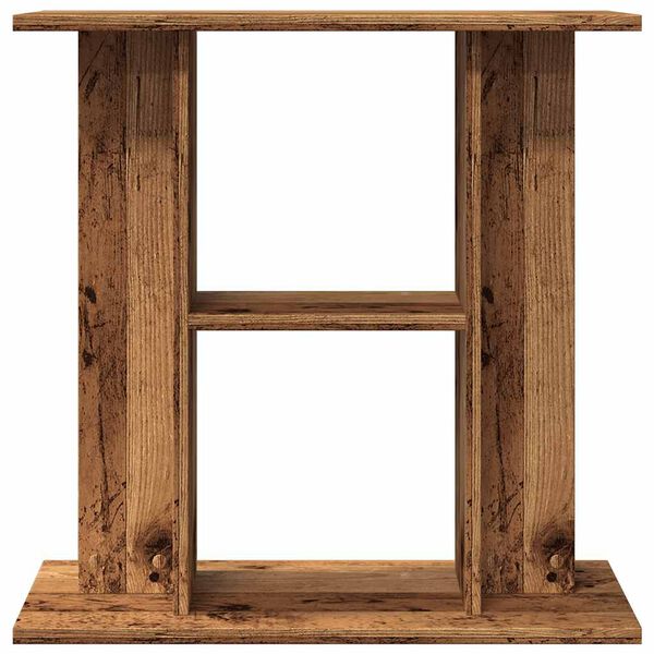 vidaXL Aquarium Stand Old Wood 60x30x60 cm Engineered Wood