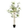 vidaXL Artificial Bambo Tree Green 55 x 16 x 150 cm Fabric and Bamboo
