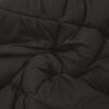 vidaXL Summer Duvet Black and Taupe 240 x 200 cm Microfiber
