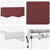 vidaXL Automatic Retractable Awning Burgundy 500x300 cm