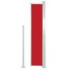 vidaXL Patio Retractable Side Awning 100x500 cm Red