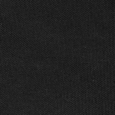 vidaXL Sunshade Sail Oxford Fabric Square 5x5 m Black
