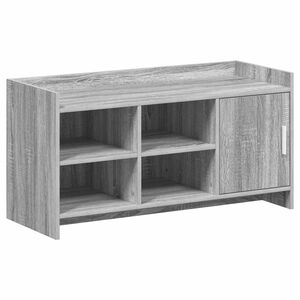 vidaXL Shoe Cabinet Grey Sonoma 100 x 39.5 x 51 cm Engineered Wood