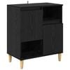 vidaXL Sideboards 2 pcs Black Oak 60 x 35 x 70 cm Engineered Wood