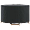 vidaXL Outdoor Furniture Cover Black 128 x 128 x 71 cm 210D fabric