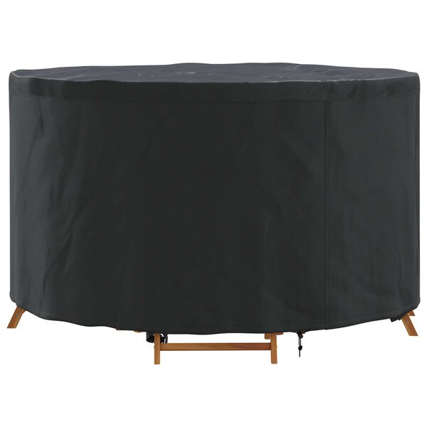 vidaXL Outdoor Furniture Cover Black 128 x 128 x 71 cm 210D fabric