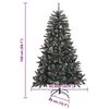 vidaXL Artificial Christmas Tree with 150 LEDs with Stand Green 150 cm