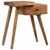 vidaXL Bedside Table | Natural wood colour | Solid Acacia Wood | 45x32x55 cm
