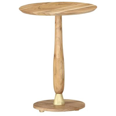 vidaXL Side Table 45 cm Solid Acacia Wood
