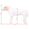 vidaXL Standing Plush Toy Sheep White XXL