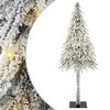 vidaXL Christmas Tree with 300 LEDs White 210 cm PE and Steel