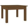 vidaXL Coffee Table Honey Brown 45x45x30 cm Solid Wood Pine