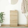 vidaXL Sideboard Sonoma Oak 37.5x35x76 cm Engineered Wood