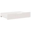 vidaXL Under-Bed Drawers 2 pcs White 80x55x17 cm Solid Wood Pine
