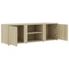vidaXL TV Cabinet Sonoma Oak 120x34x37 cm Engineered Wood