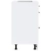vidaXL Kitchen Base Cabinet Kalmar White Engineered Wood