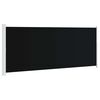 vidaXL Patio Retractable Side Awning 200x514 cm Black