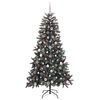 vidaXL Artificial Christmas Tree with 300 LEDs with Stand Green 180 cm