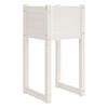 vidaXL Planters 2 pcs White 40x40x81 cm Solid Wood Pine