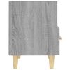 vidaXL Bedside Cabinet Grey Sonoma 40x35x47 cm