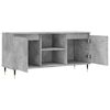 vidaXL TV Cabinet Concrete Grey 104x35x50 cm Engineered Wood