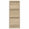 vidaXL Sideboard Sonoma Oak 29.5x34x76 cm Engineered Wood