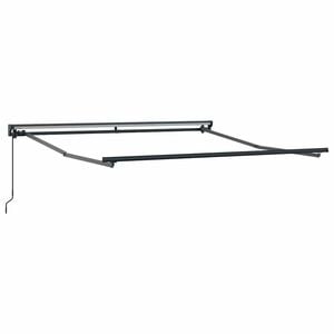 vidaXL Awning Frame Manual Adjustable Anthracite 3 x 2.5 m Steel