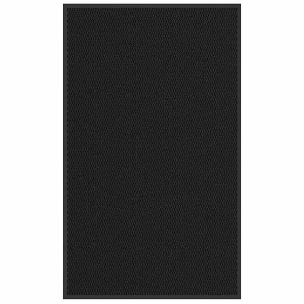 vidaXL Doormat Black 90x150 cm
