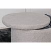 Venture Home Pouffe Dunken 51x51x43 cm Teddy Greige