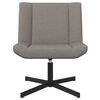 vidaXL Swivel Chair Taupe 63 x 75 x 76 cm Fabric