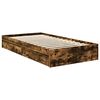 vidaXL Storage Bed Concrete Grey 90 x 200 cm Engineered Wood