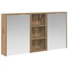vidaXL Bathroom Cabinet Set 3 pcs 116 x 16 x 62.5 cm Engineered wood