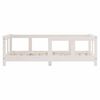 vidaXL Kids Bed Frame White 70x140 cm Solid Wood Pine