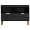 vidaXL TV Cabinet Black 70x33x46 cm Engineered Wood