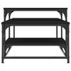 vidaXL Coffee Table Black 102x60x45 cm Engineered Wood