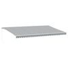 vidaXL Manual Retractable Awning Anthracite&White 600x350 cm
