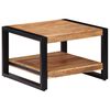 vidaXL Coffee Table | Brown | Solid Acacia wood | 60x60x40 cm | Industrial