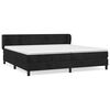 vidaXL Box Spring Bed with Mattress Black 200x200 cm Velvet