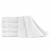 vidaXL Hand Towels 5 pcs Cotton 450 gsm 50x100 cm White