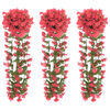 vidaXL Flower Garlands 3 pcs Rose 85 cm