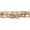 vidaXL Outdoor Sofa Set 6 pcs Natural Solid Acacia Wood