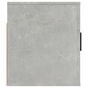 vidaXL Wall Mounted TV Cabinet Concrete Grey 80x34.5x40 cm