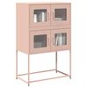 vidaXL Highboard Pink 68x39x107 cm Steel