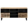 vidaXL TV Cabinet 100x33x46 cm Solid Wood Mango