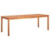 vidaXL Garden Table 215x90x74 cm Solid Acacia Wood